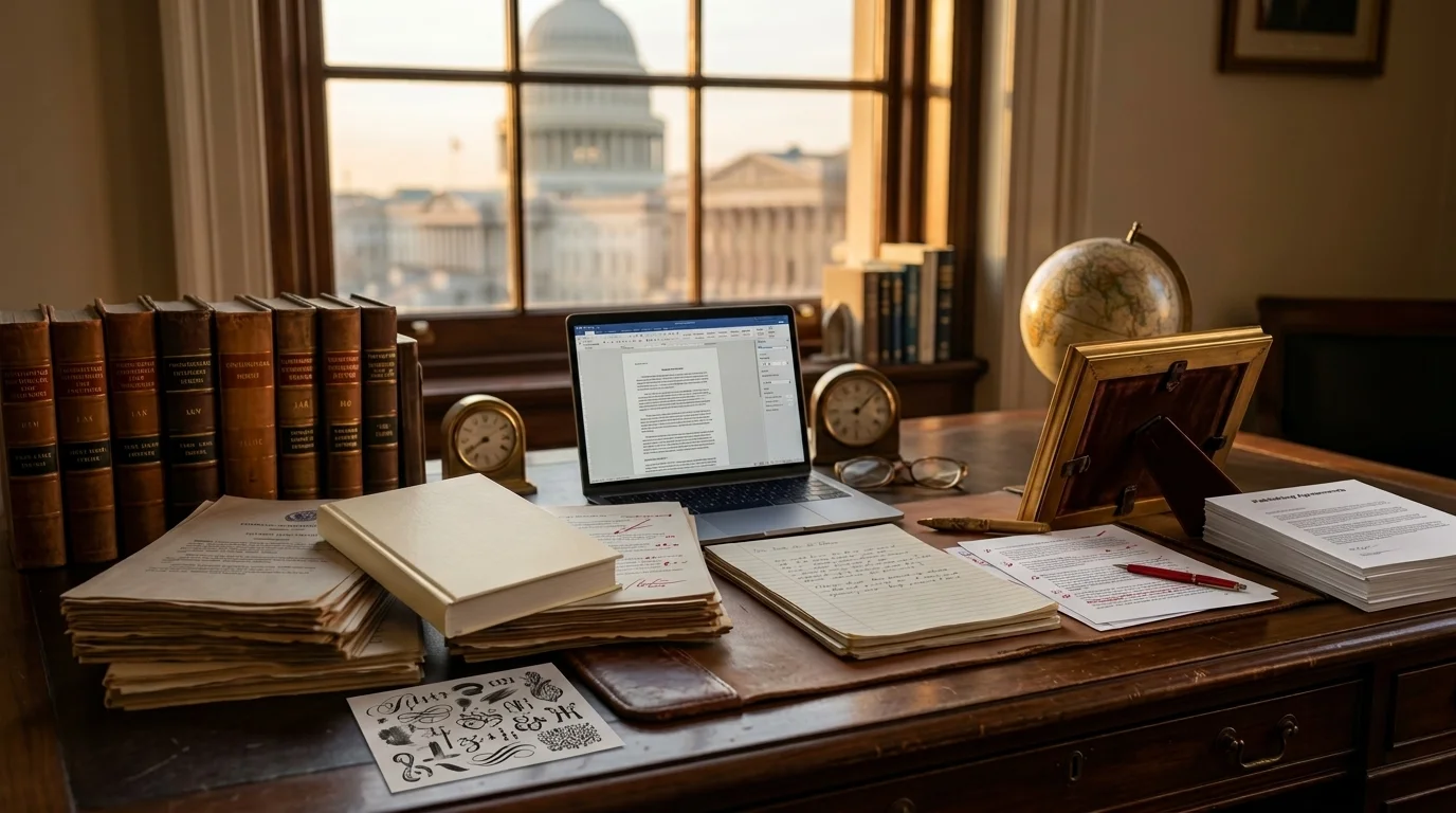 Complete book publishing process from manuscript writing to professional publication